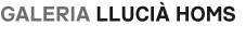 logotipo galeria lluc&igrave;a homs